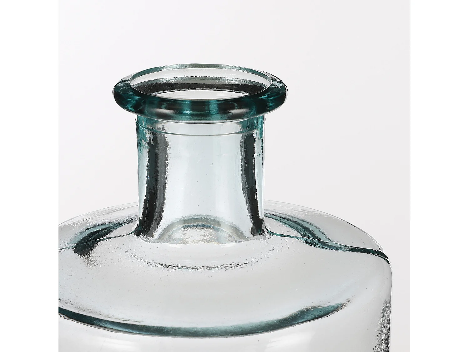 Bouteille décorative en verre recyclé - Ø25 x 75 - Transparent - GUAN