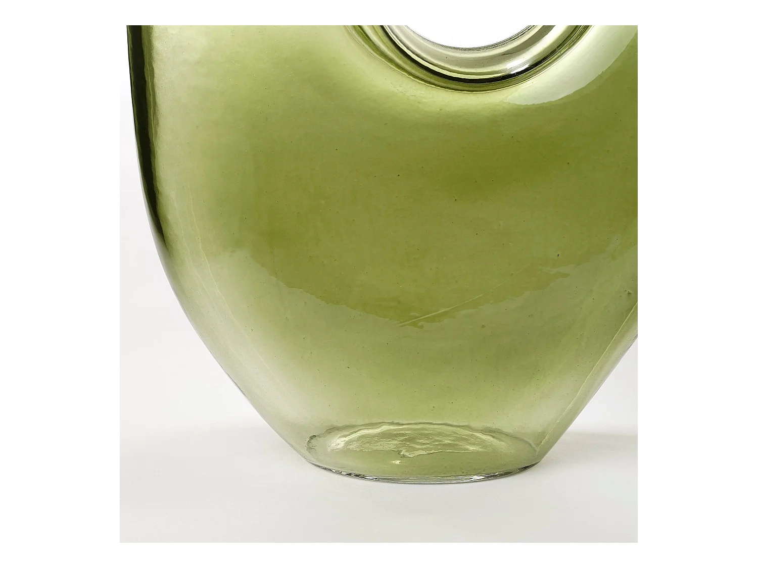 Vase aus Glas - 18 x 7.5 x 22.5 - Hellgrün - JAY