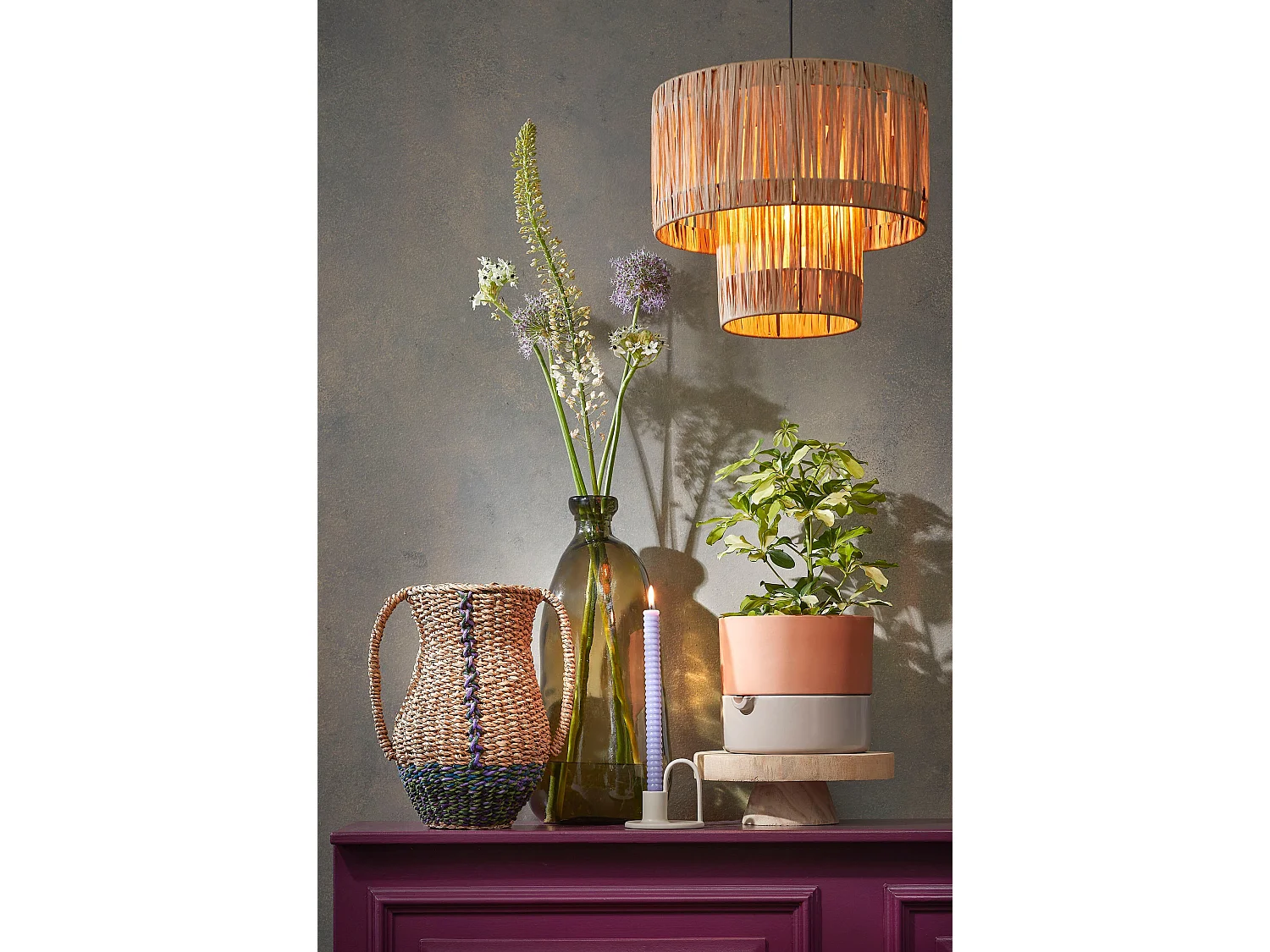 Vaso decorativo in  - 35 x 23 - Verde - CAMBRIDGE