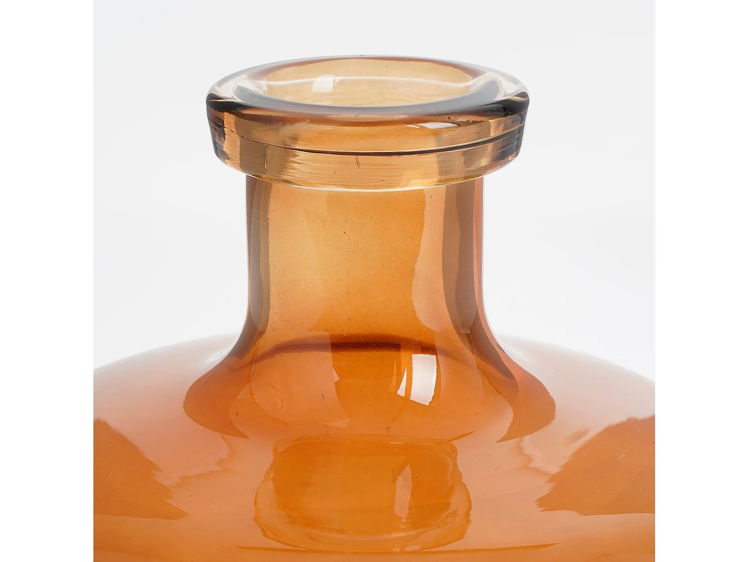 Dekorative Flasche aus Glas - Ø20 x 21.5 - Braun - REGAL