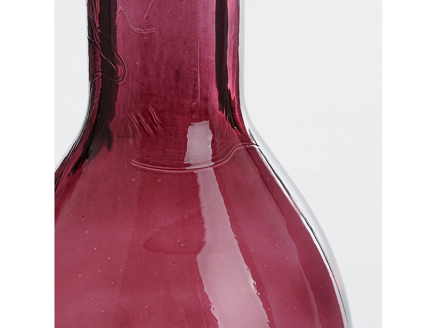 Decoratieve fles van gerecycled glas - Ø18 x 75 - Bordeaux - RIOJA