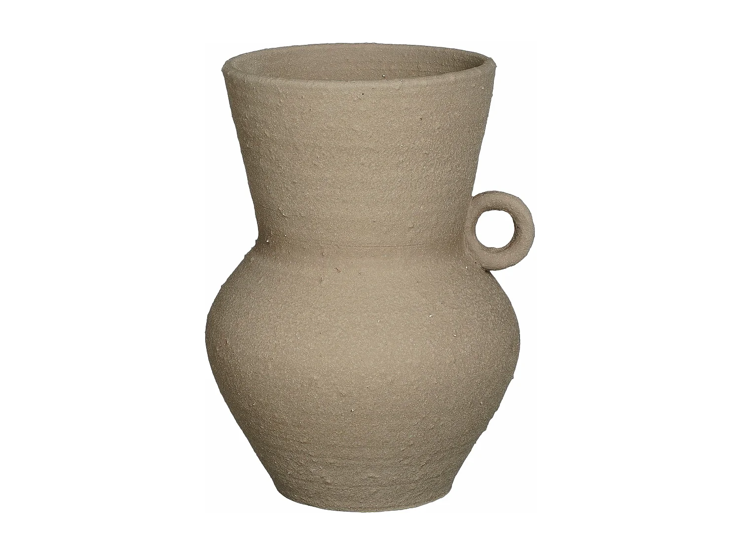 Pot en terre cuite - 33 x Ø24 - Taupe - LANE