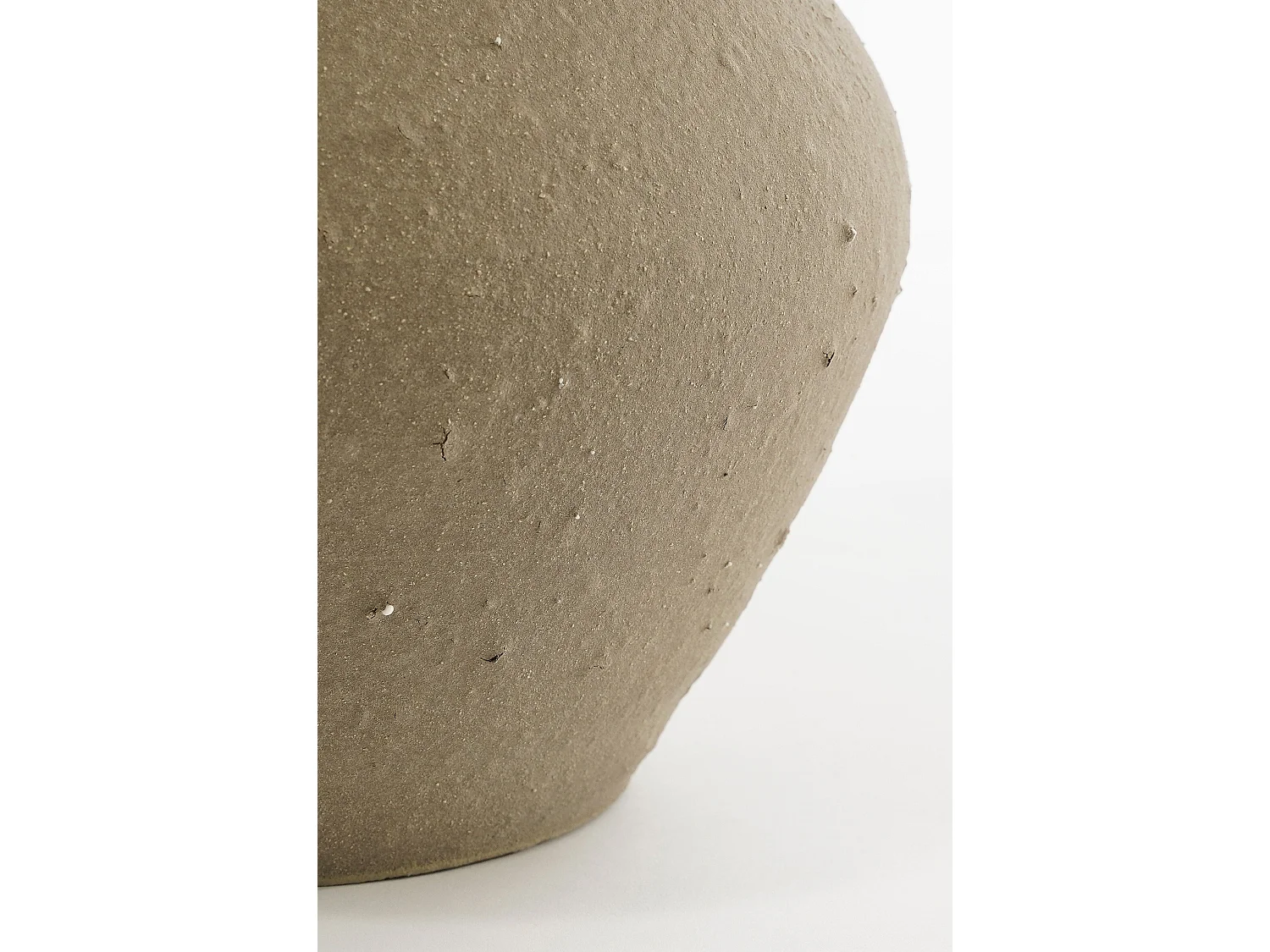 Pot en terre cuite - 33 x Ø24 - Taupe - LANE