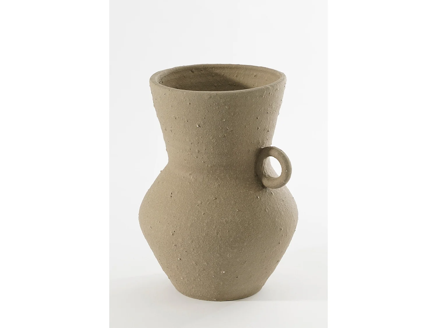 Pot en terre cuite - 33 x Ø24 - Taupe - LANE