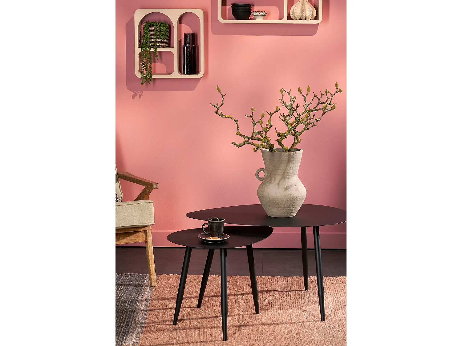 Pot en terre cuite - 33 x Ø24 - Taupe - LANE