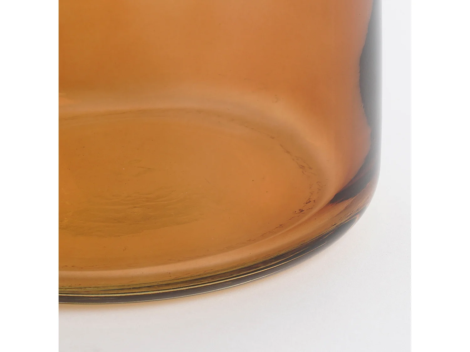 Bouteille décorative en verre - Ø16 x 30 - Marron - REGAL