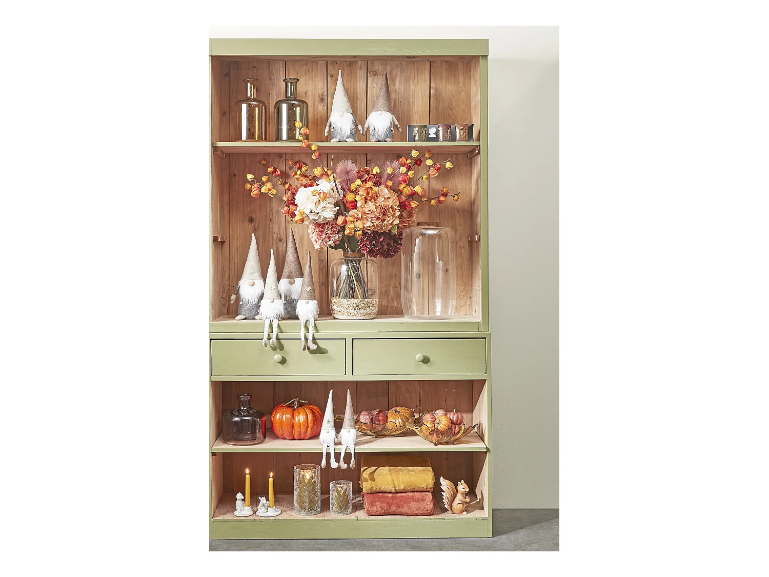 Dekorative Flasche aus Glas - Ø16 x 30 - Braun - REGAL