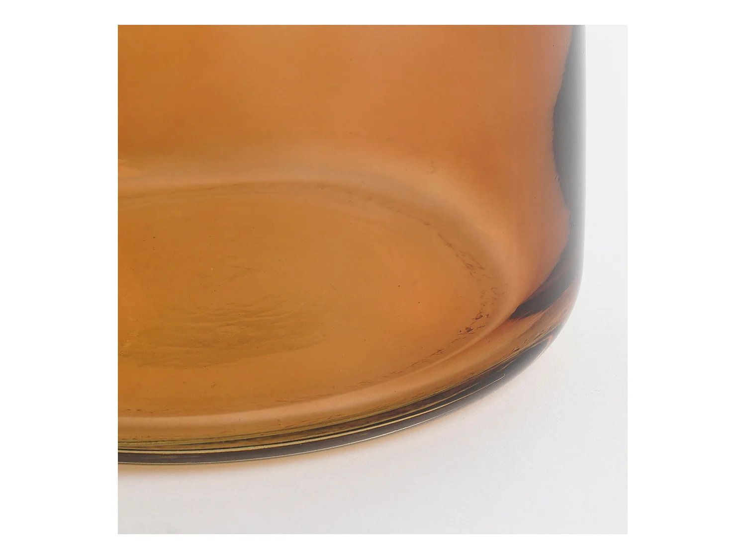 Dekorative Flasche aus Glas - Ø16 x 30 - Braun - REGAL