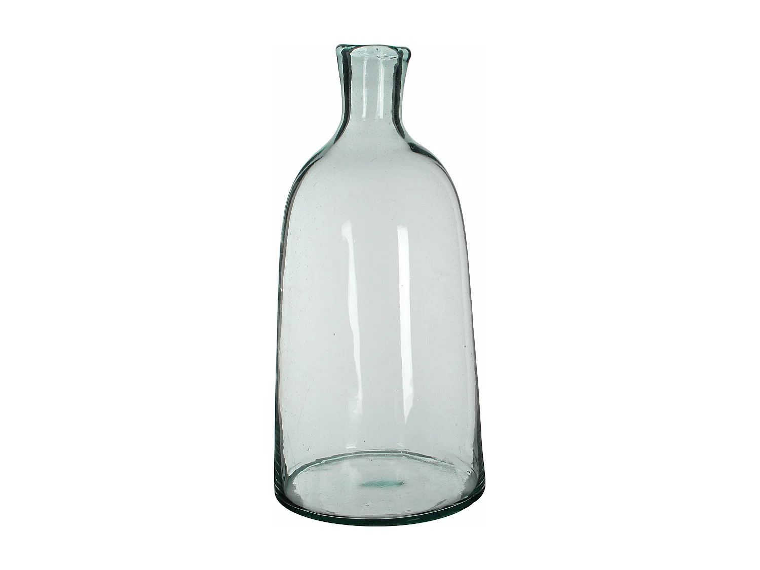 Botella decorativa de Vidrio reciclado - Ø26 x 58 - Transparente - FLORINE