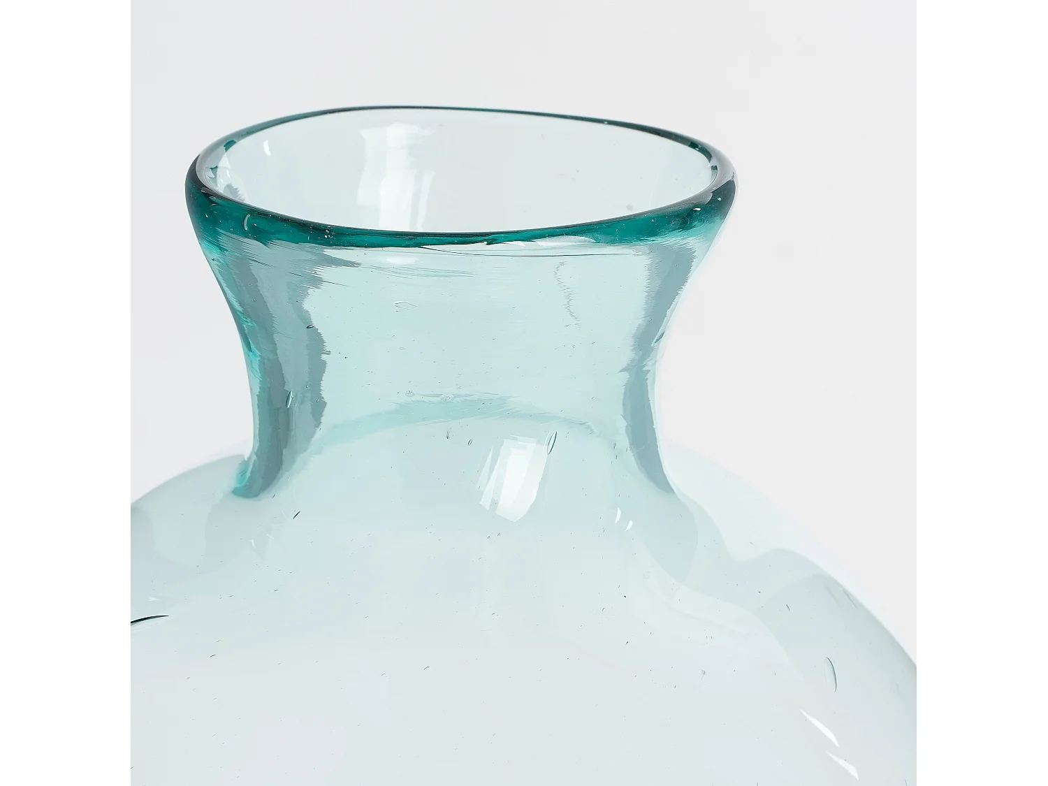 Botella decorativa de Vidrio reciclado - Ø26 x 58 - Transparente - FLORINE