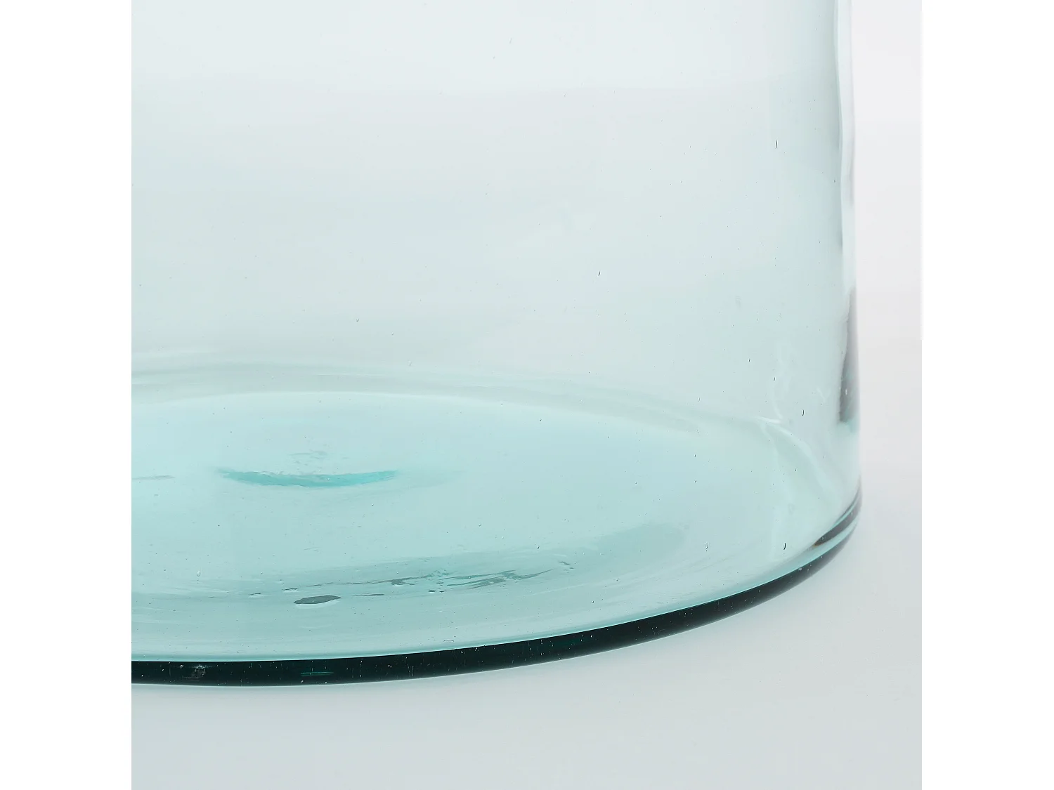 Botella decorativa de Vidrio reciclado - Ø26 x 58 - Transparente - FLORINE