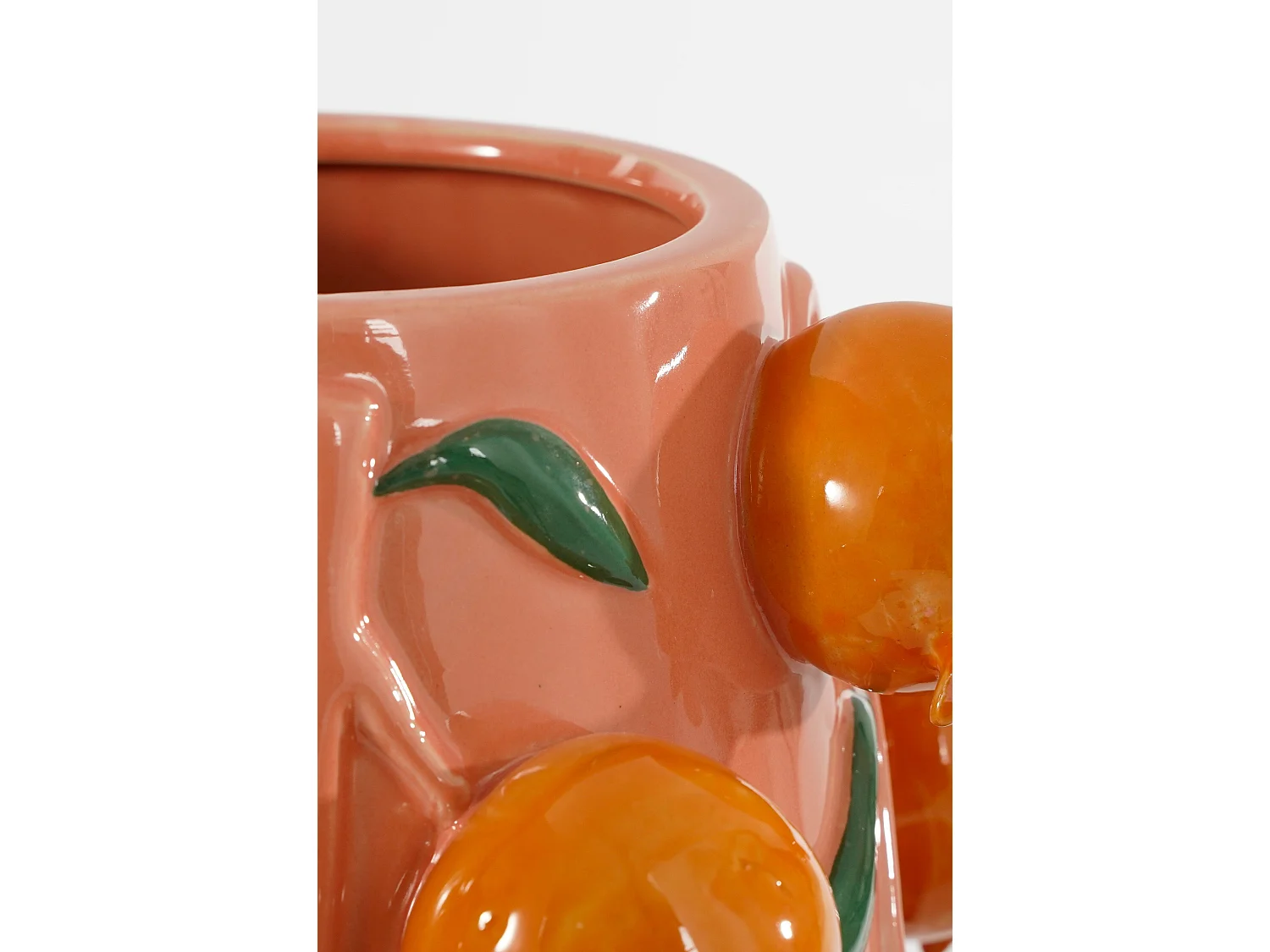 Vase en céramique - 30.5 x Ø34 - Rose - MELIKA