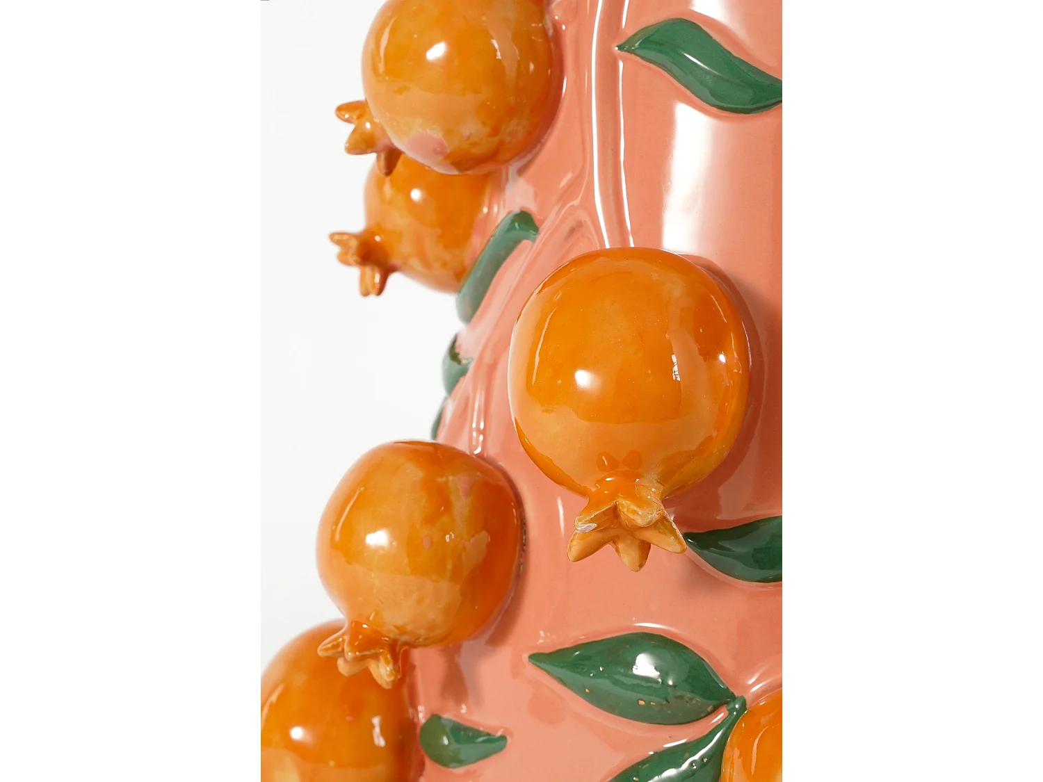 Vase en céramique - 30.5 x Ø34 - Rose - MELIKA