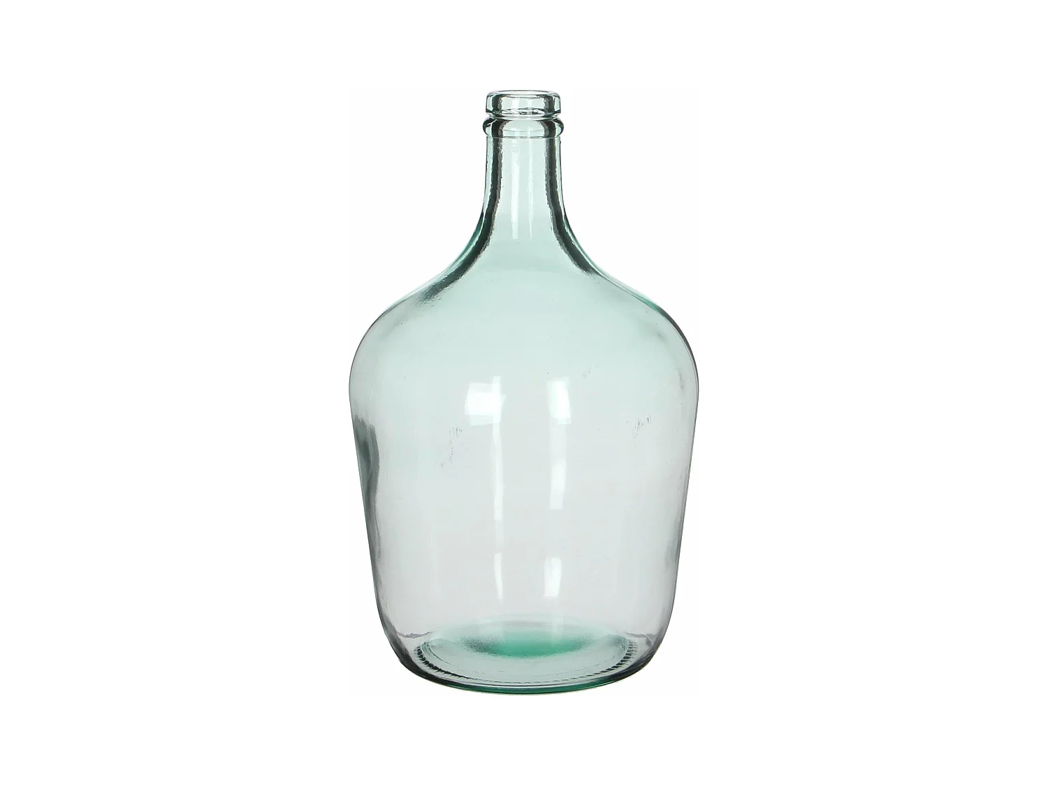 Bouteille décorative en verre recyclé - Ø18 x 30 - Transparent - DIEGO