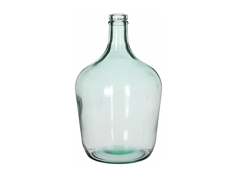 Dekorative Flasche aus Recyceltes Glas - Ø18 x 30 - Transparent - DIEGO