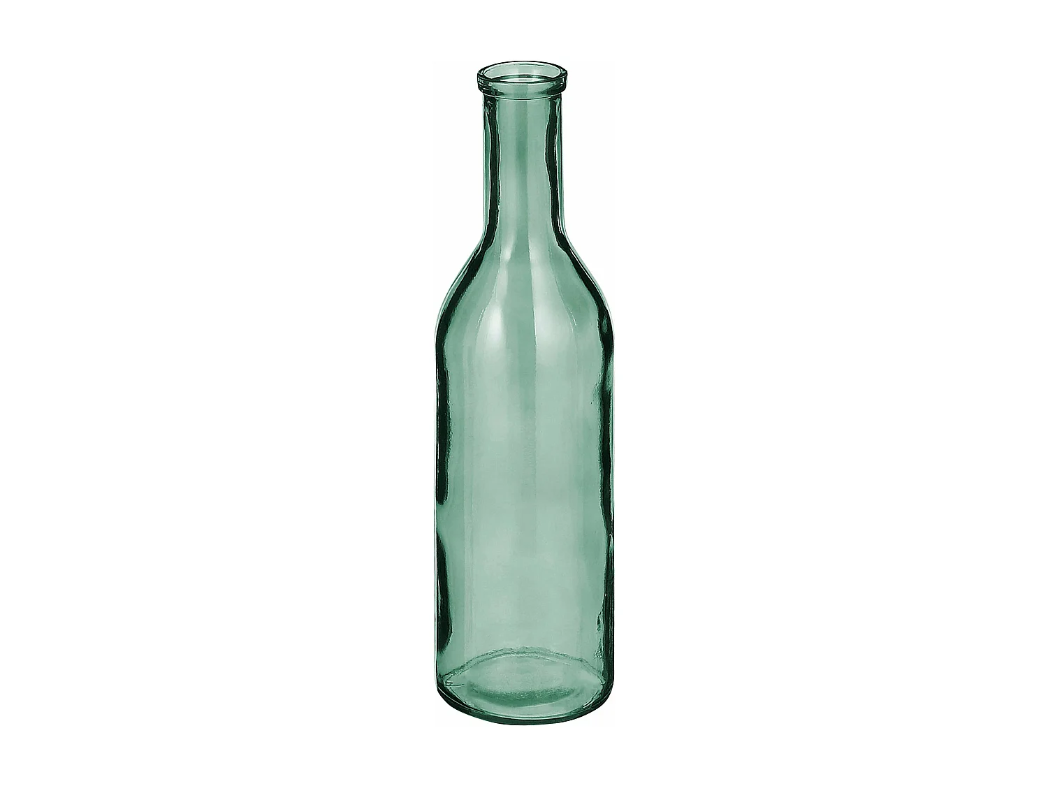 Botella decorativa de Vidrio reciclado - Ø15 x 50 - Verde - RIOJA