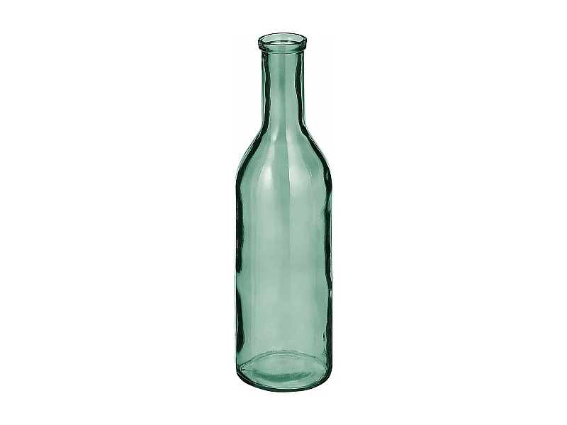Botella decorativa de Vidrio reciclado - Ø15 x 50 - Verde - RIOJA