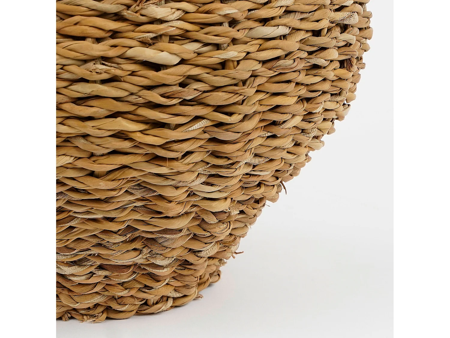 Decoratieve vaas van zeegras - 28 x 25 - Groen - CAMBRIDGE