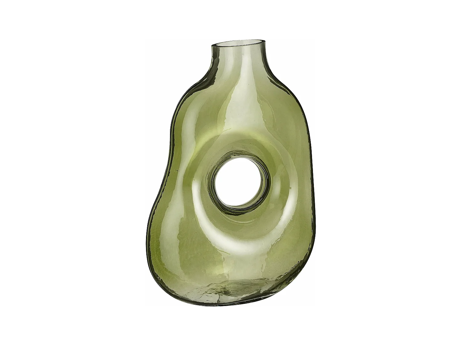 Vase aus Glas - 18.5 x 10.5 x 25 - Hellgrün - JAY