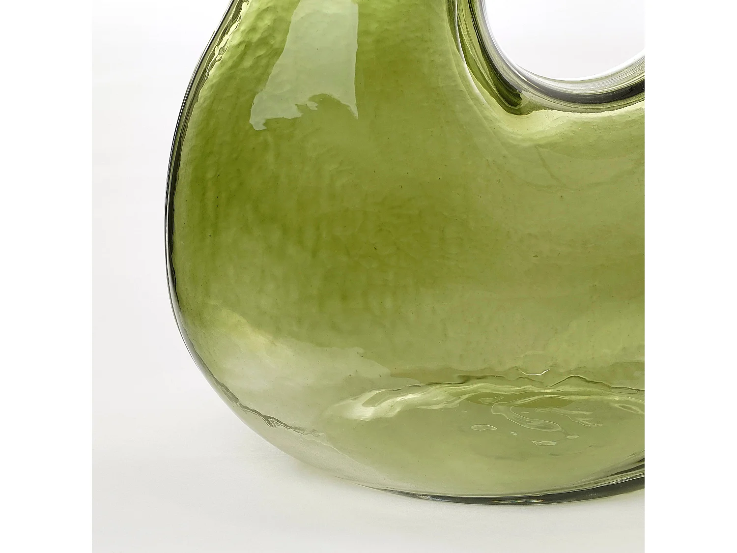 Vase aus Glas - 18.5 x 10.5 x 25 - Hellgrün - JAY
