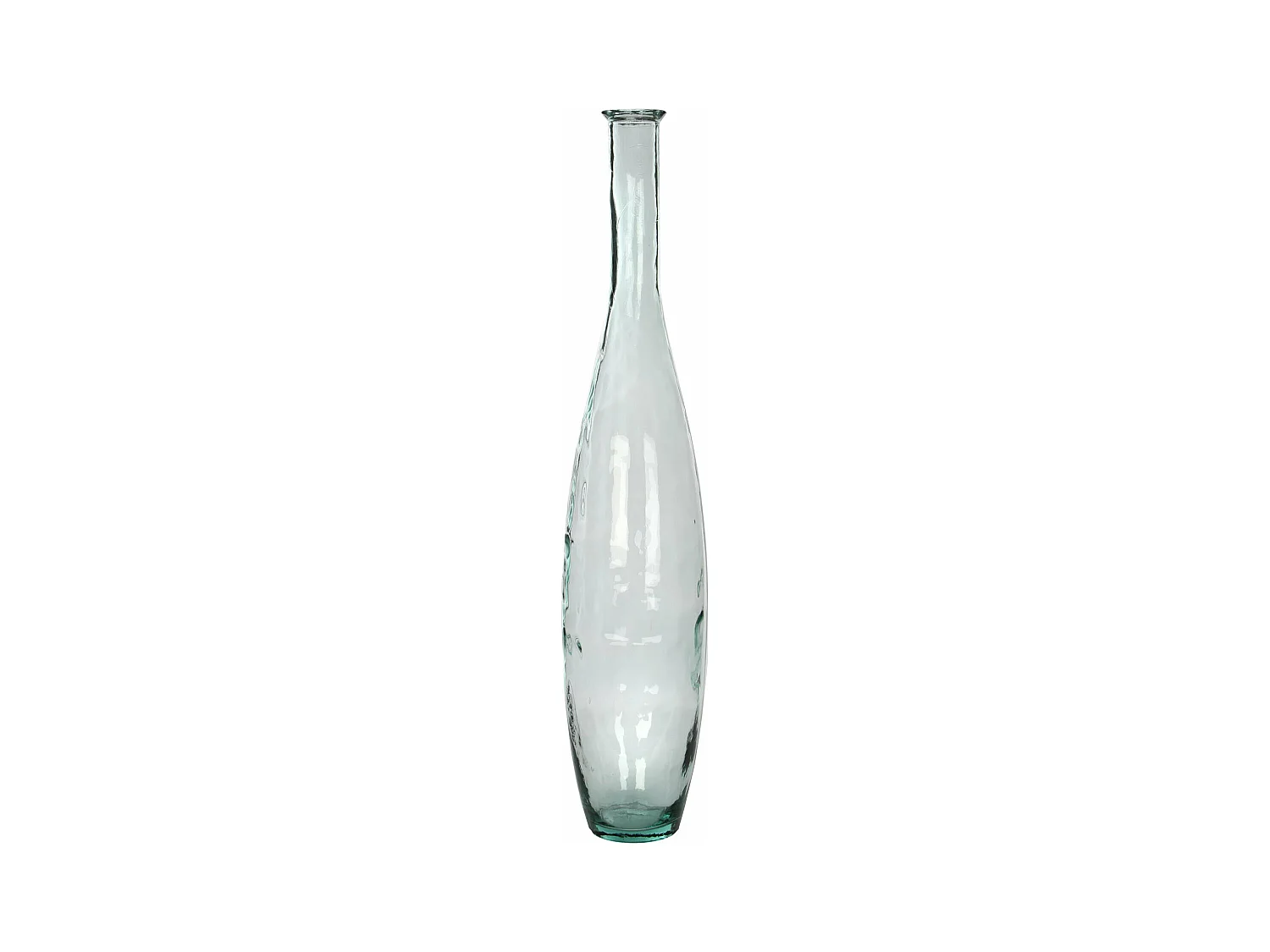 Botella decorativa de Vidrio reciclado - 100 x Ø20 - Transparente - KYARA
