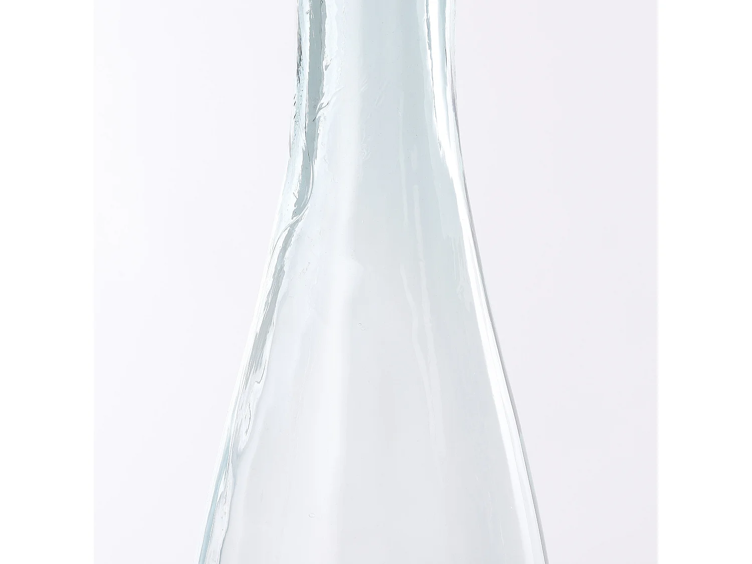 Botella decorativa de Vidrio reciclado - 100 x Ø20 - Transparente - KYARA