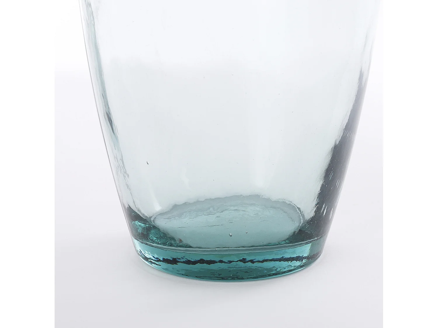 Botella decorativa de Vidrio reciclado - 100 x Ø20 - Transparente - KYARA