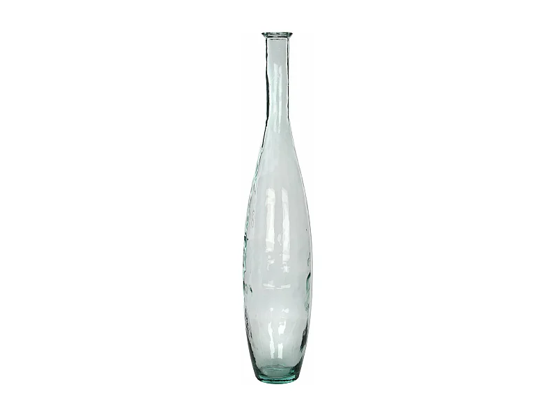 Botella decorativa de Vidrio reciclado - 100 x Ø20 - Transparente - KYARA