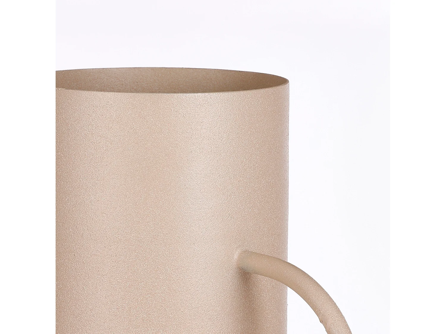 Vase aus Eisen - 19 x 16 x 36 - Hellrosa - JARI