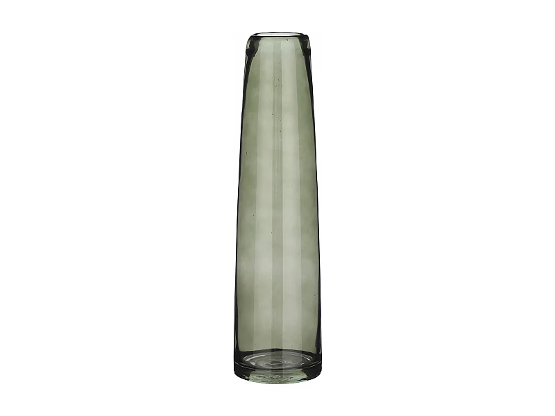 Vase en verre - Ø10 x 37.5 - Vert - XANDRA