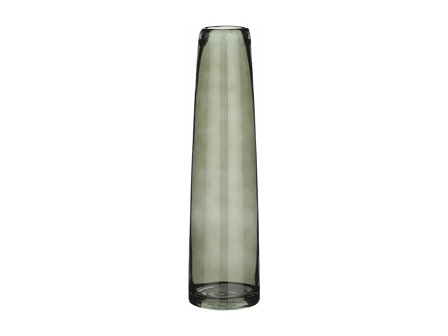 Vase en verre - Ø10 x 37.5 - Vert - XANDRA