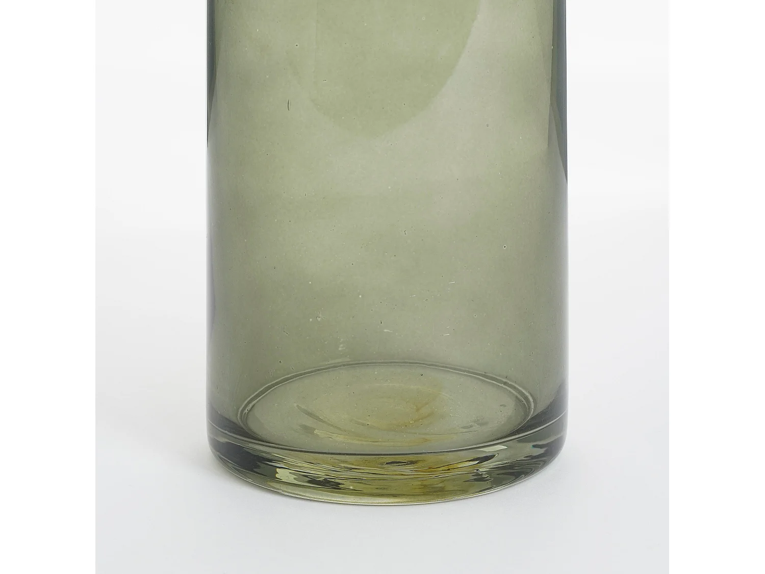 Vase en verre - Ø10 x 37.5 - Vert - XANDRA
