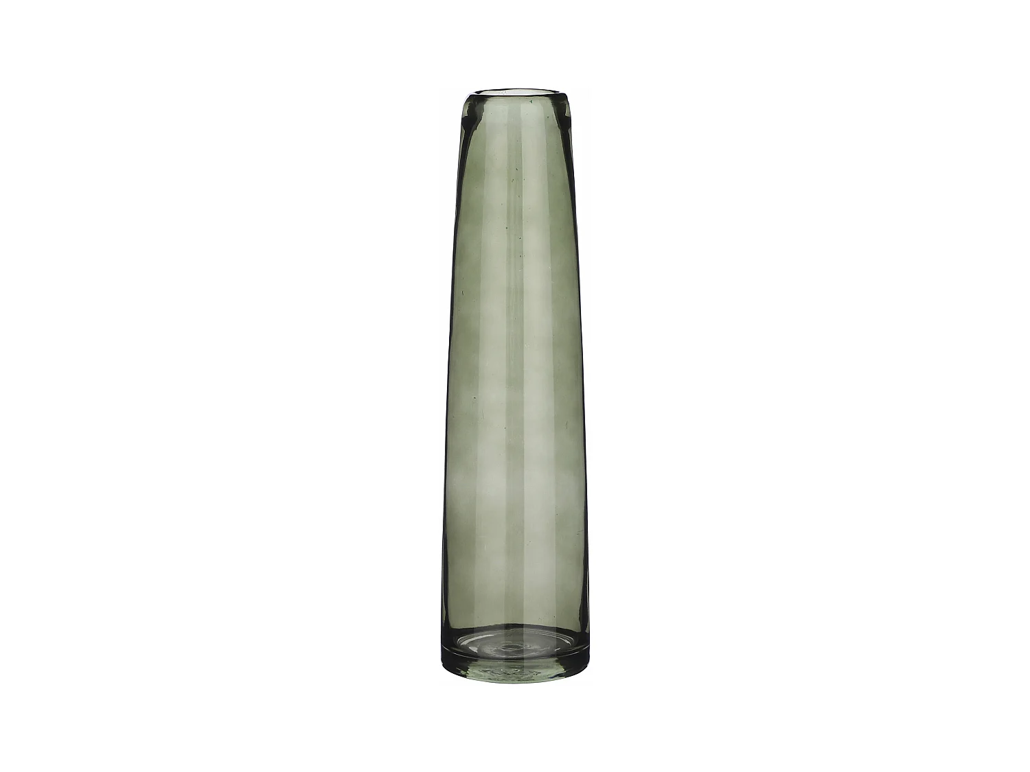 Vase en verre - Ø10 x 37.5 - Vert - XANDRA