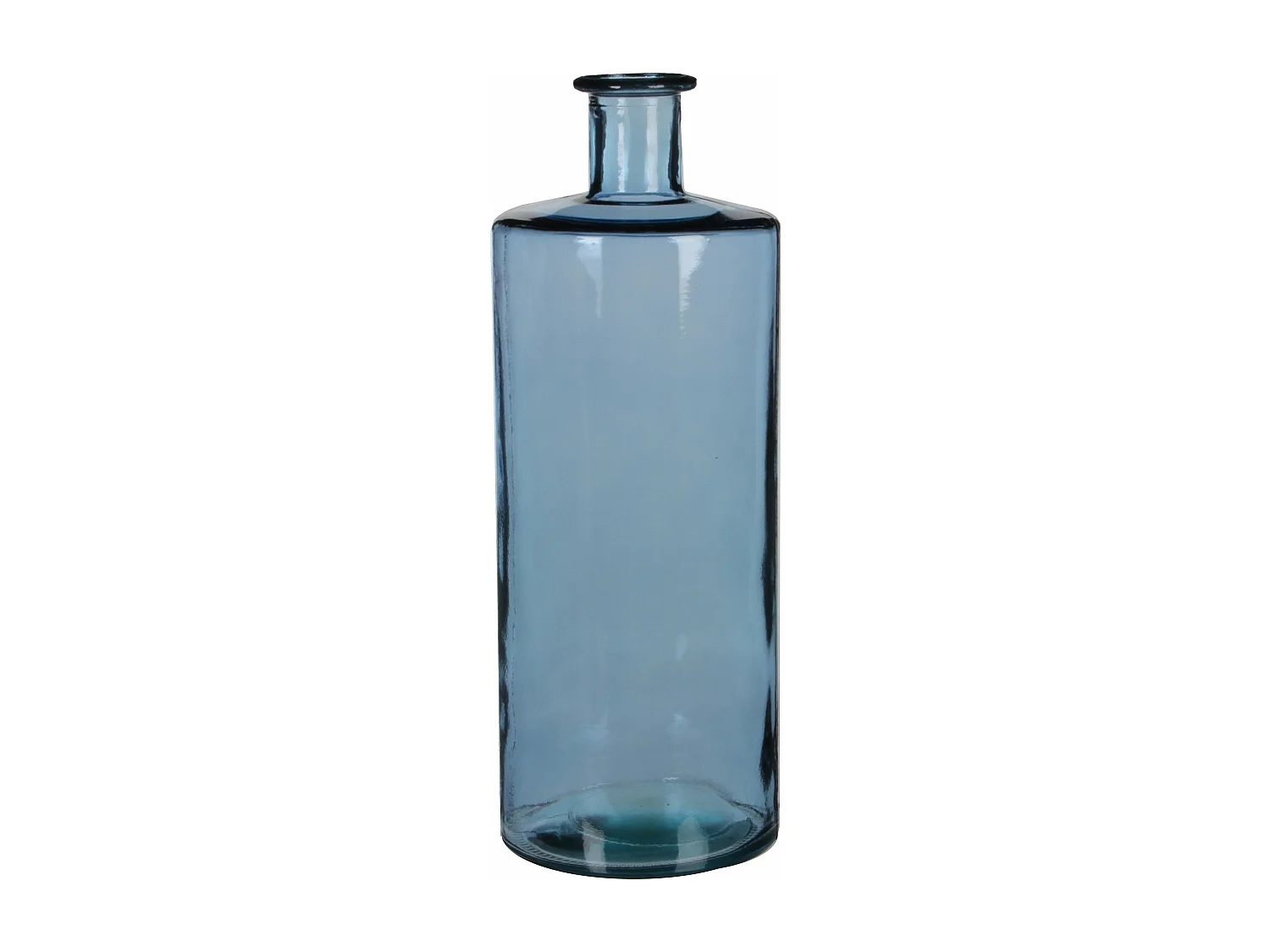 Botella decorativa de Vidrio reciclado - 40 x Ø15 - Azul - GUAN