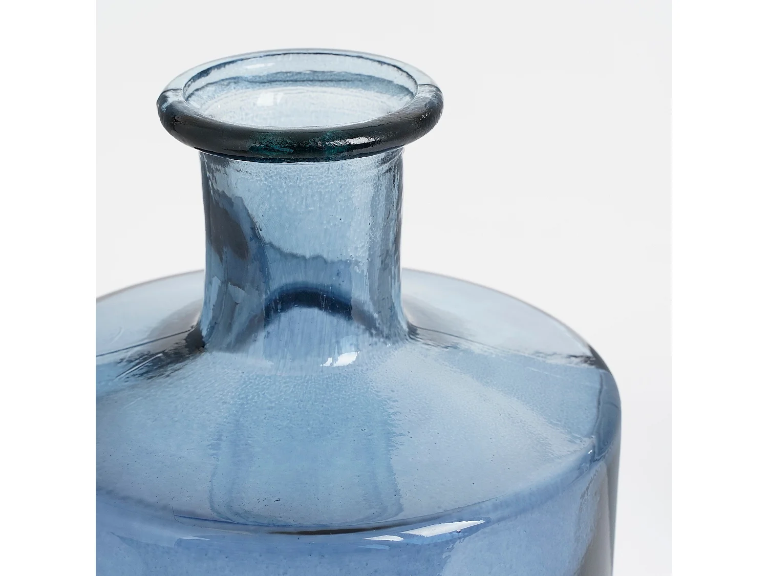 Botella decorativa de Vidrio reciclado - 40 x Ø15 - Azul - GUAN