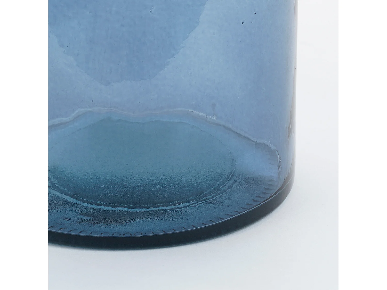 Botella decorativa de Vidrio reciclado - 40 x Ø15 - Azul - GUAN