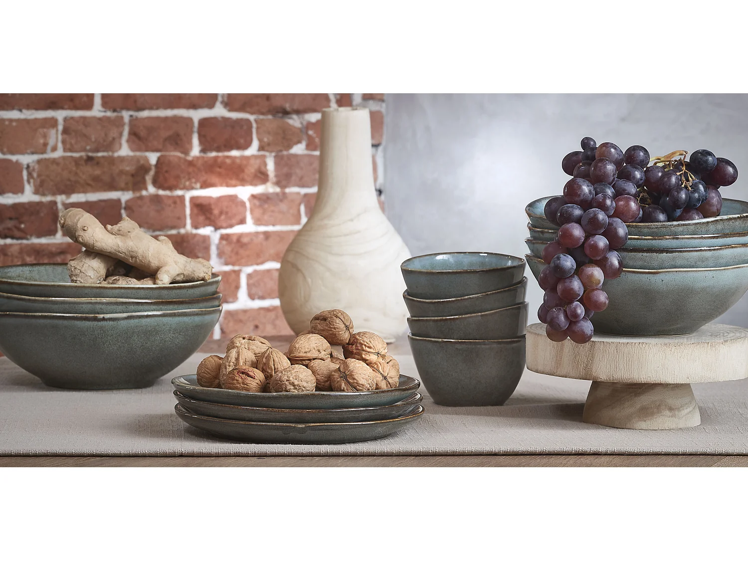 Vaso in  - 28 x Ø16 - Marrone chiaro - PIA