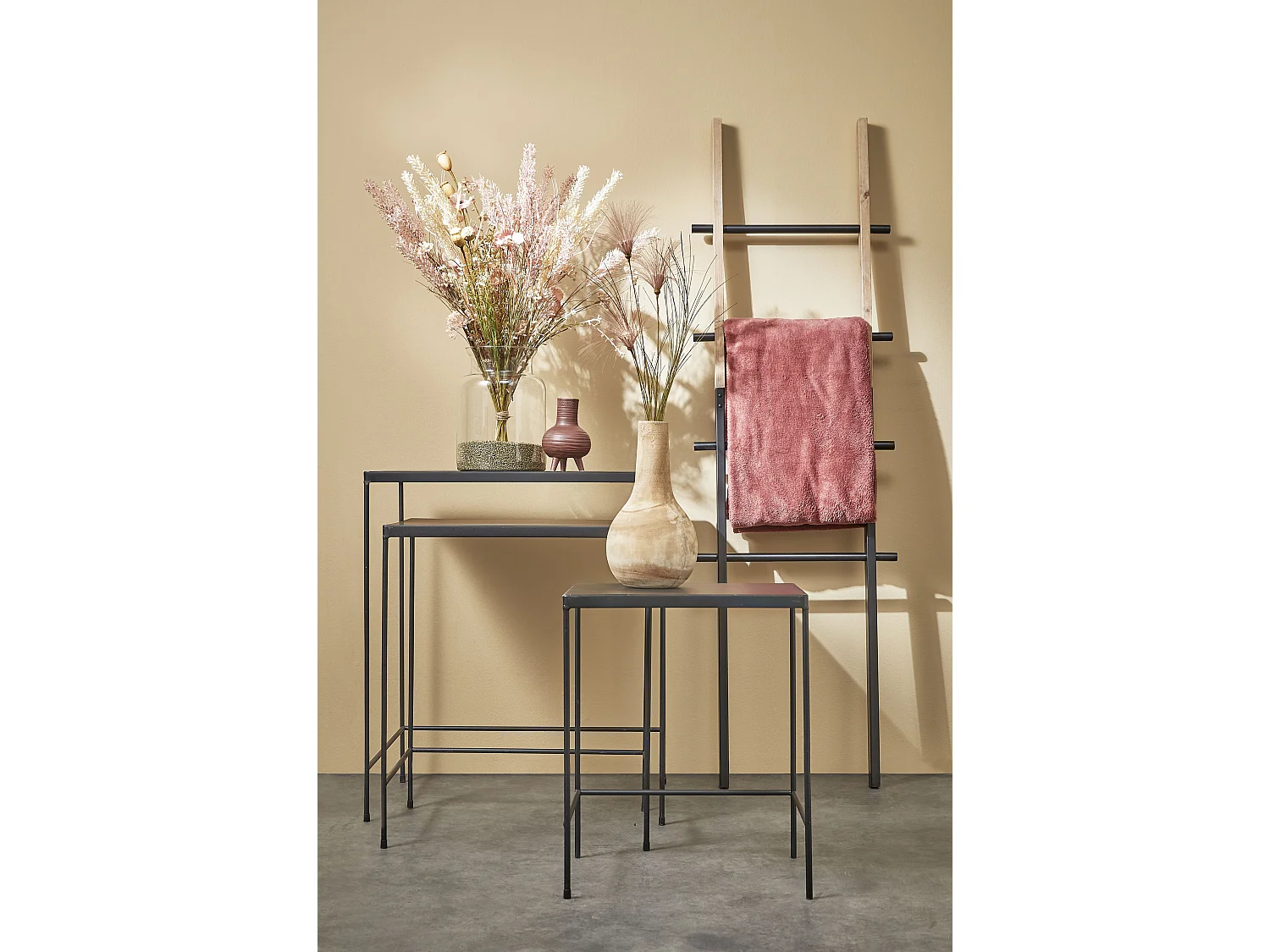 Vaso in  - 28 x Ø16 - Marrone chiaro - PIA