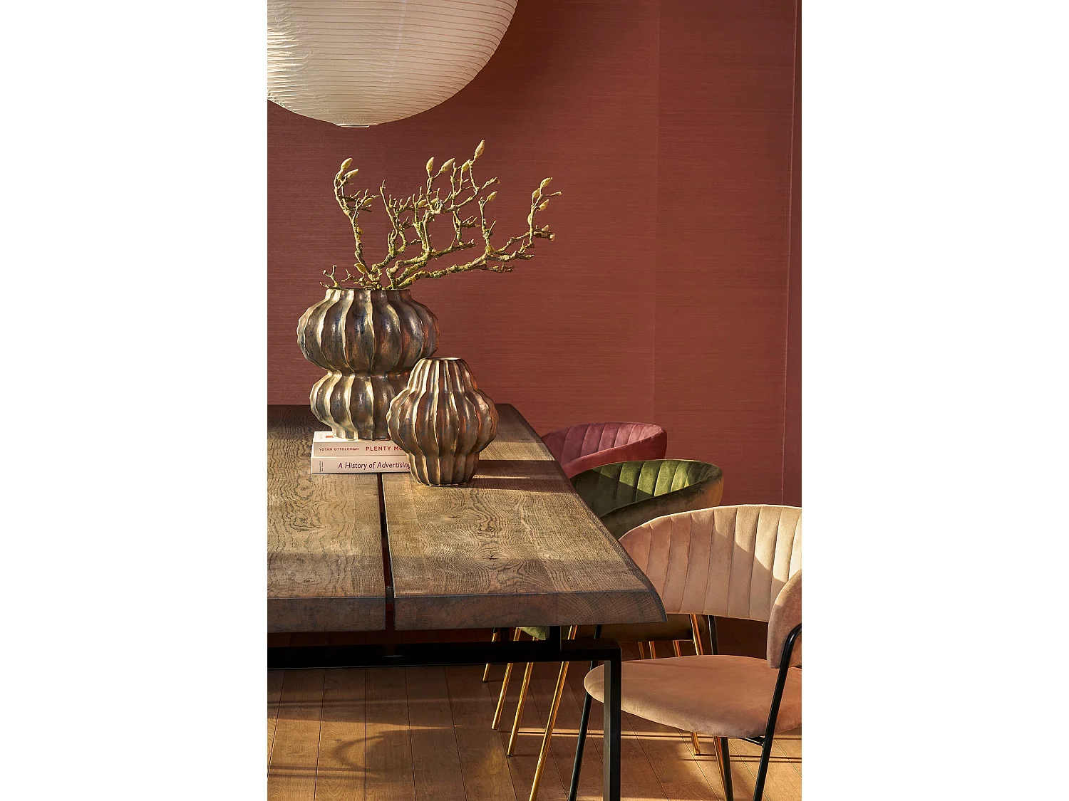 Vase aus Keramik - 28 x Ø24.5 - Bronze - ALTEA