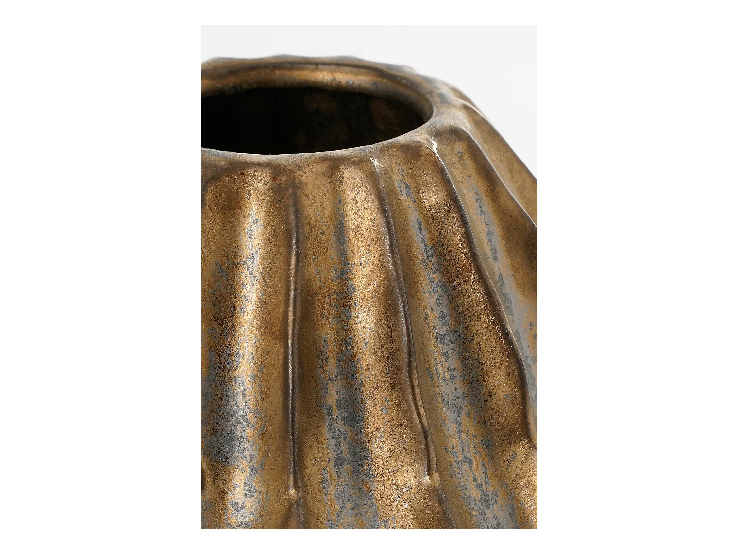 Vase aus Keramik - 28 x Ø24.5 - Bronze - ALTEA
