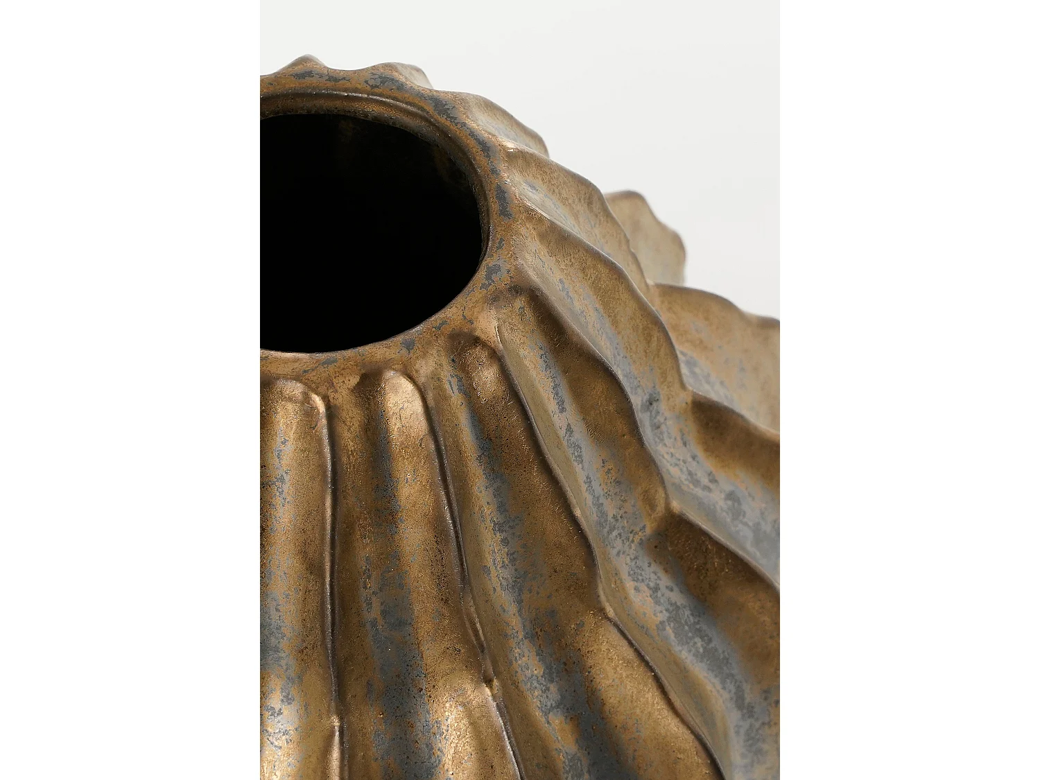Vase aus Keramik - 28 x Ø24.5 - Bronze - ALTEA