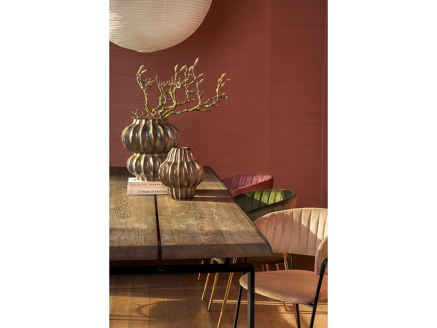 Vase en céramique - 35 x Ø33 - Bronze - ALTEA