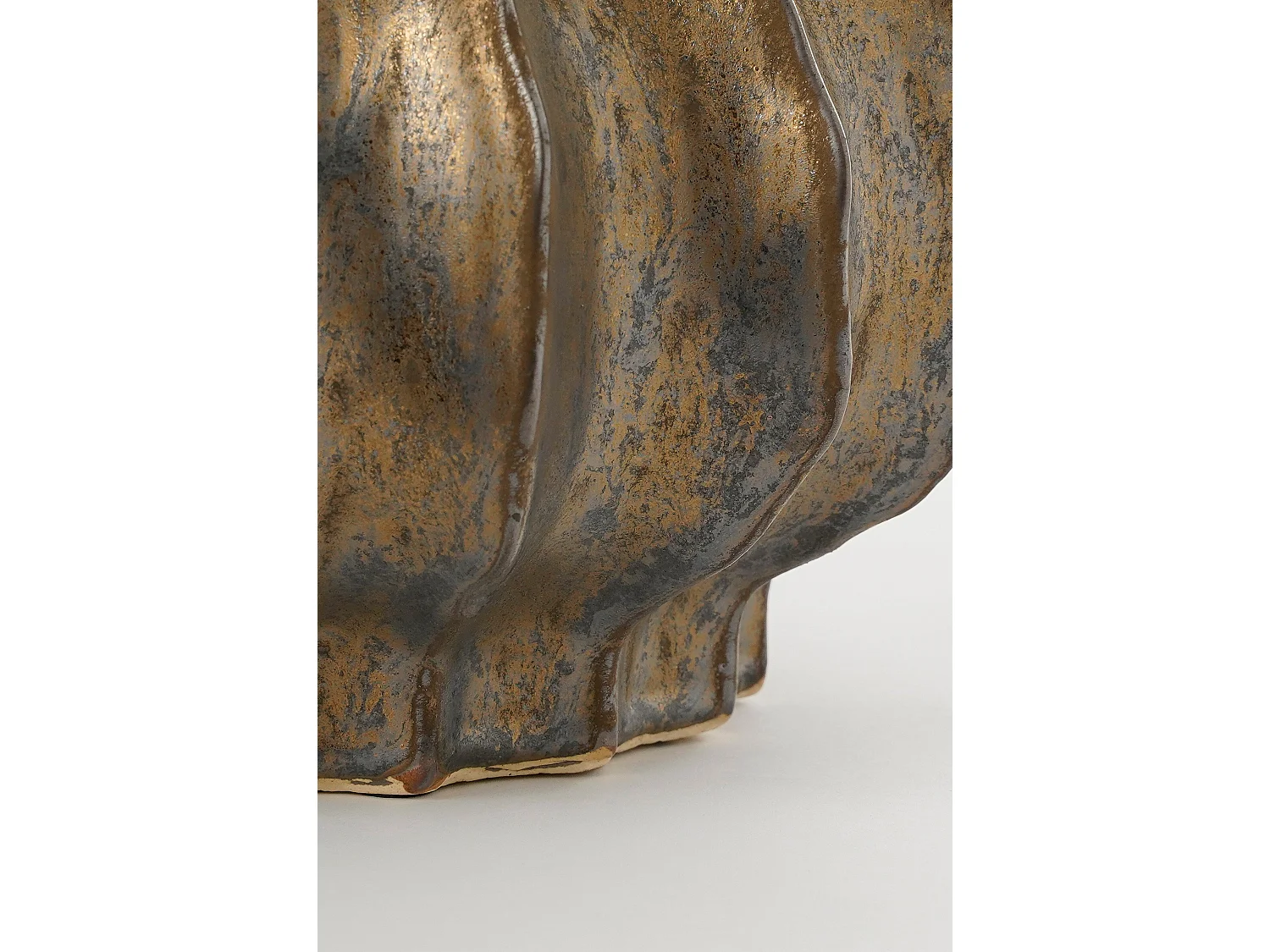 Vase en céramique - 35 x Ø33 - Bronze - ALTEA