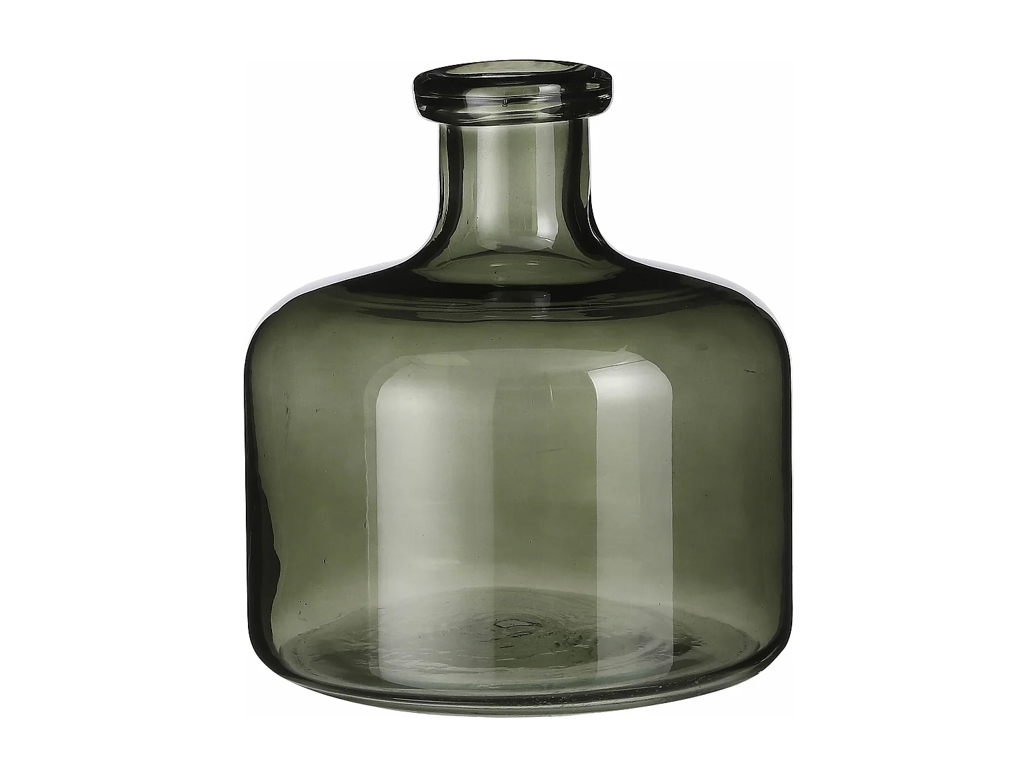 Botella decorativa de Vidrio - Ø20 x 21.5 - Verde - REGAL