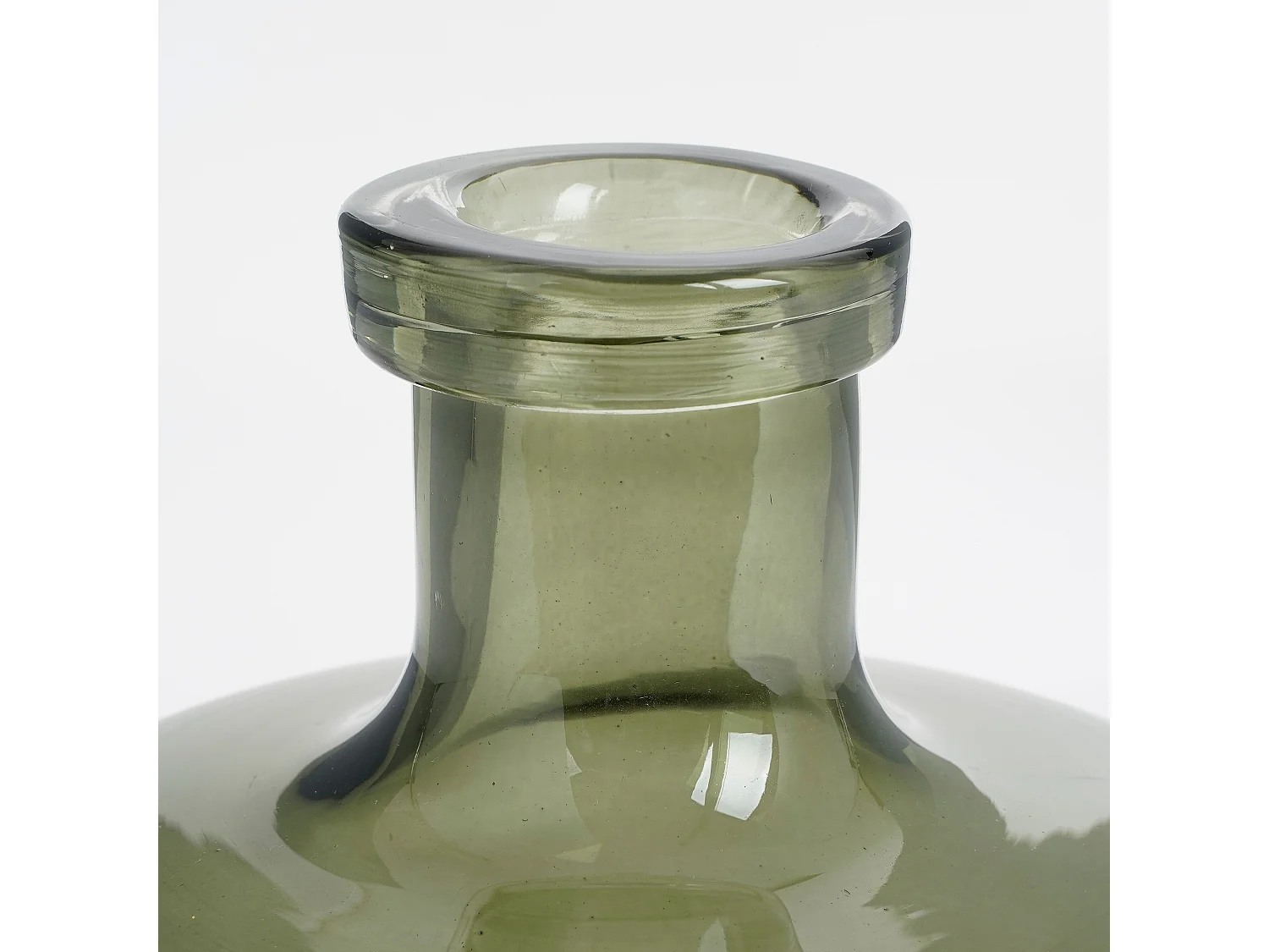 Botella decorativa de Vidrio - Ø20 x 21.5 - Verde - REGAL