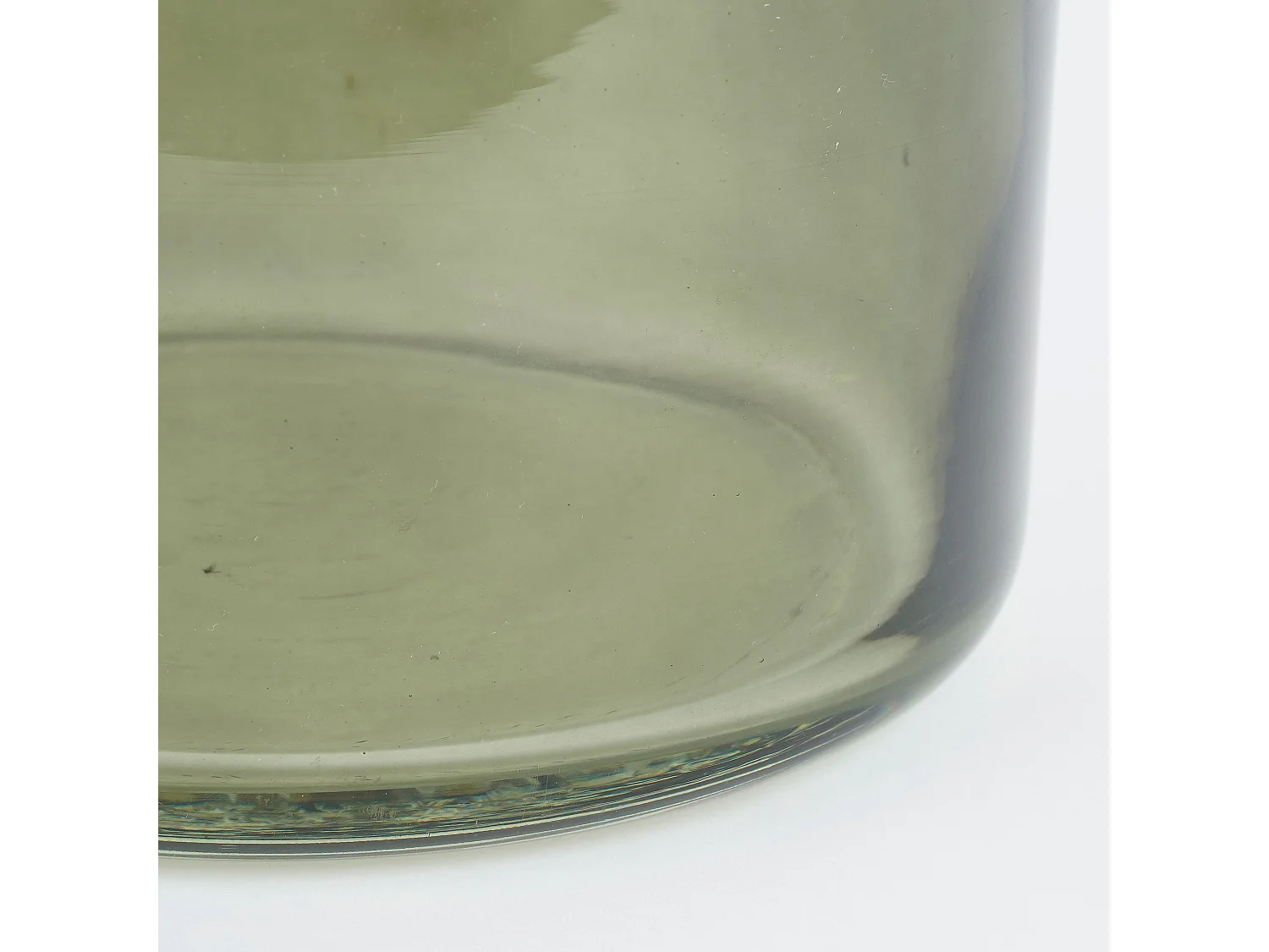 Botella decorativa de Vidrio - Ø20 x 21.5 - Verde - REGAL