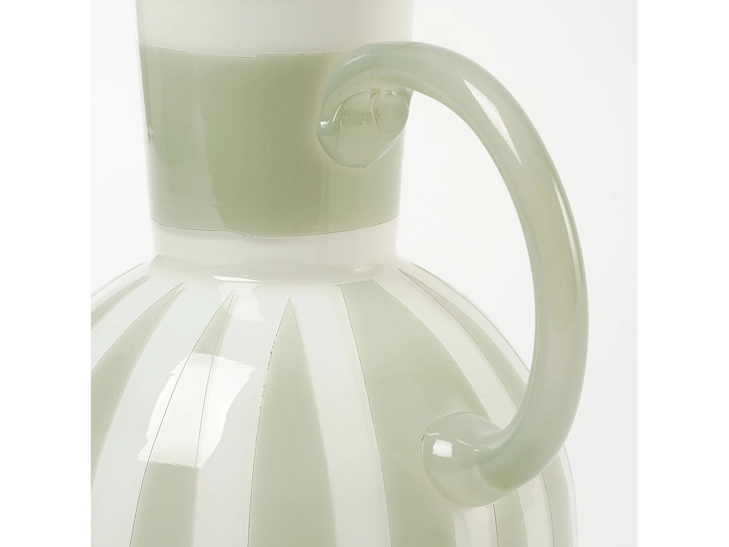 Vase en verre - 21 x Ø17.5 - Vert clair - BAZAAR