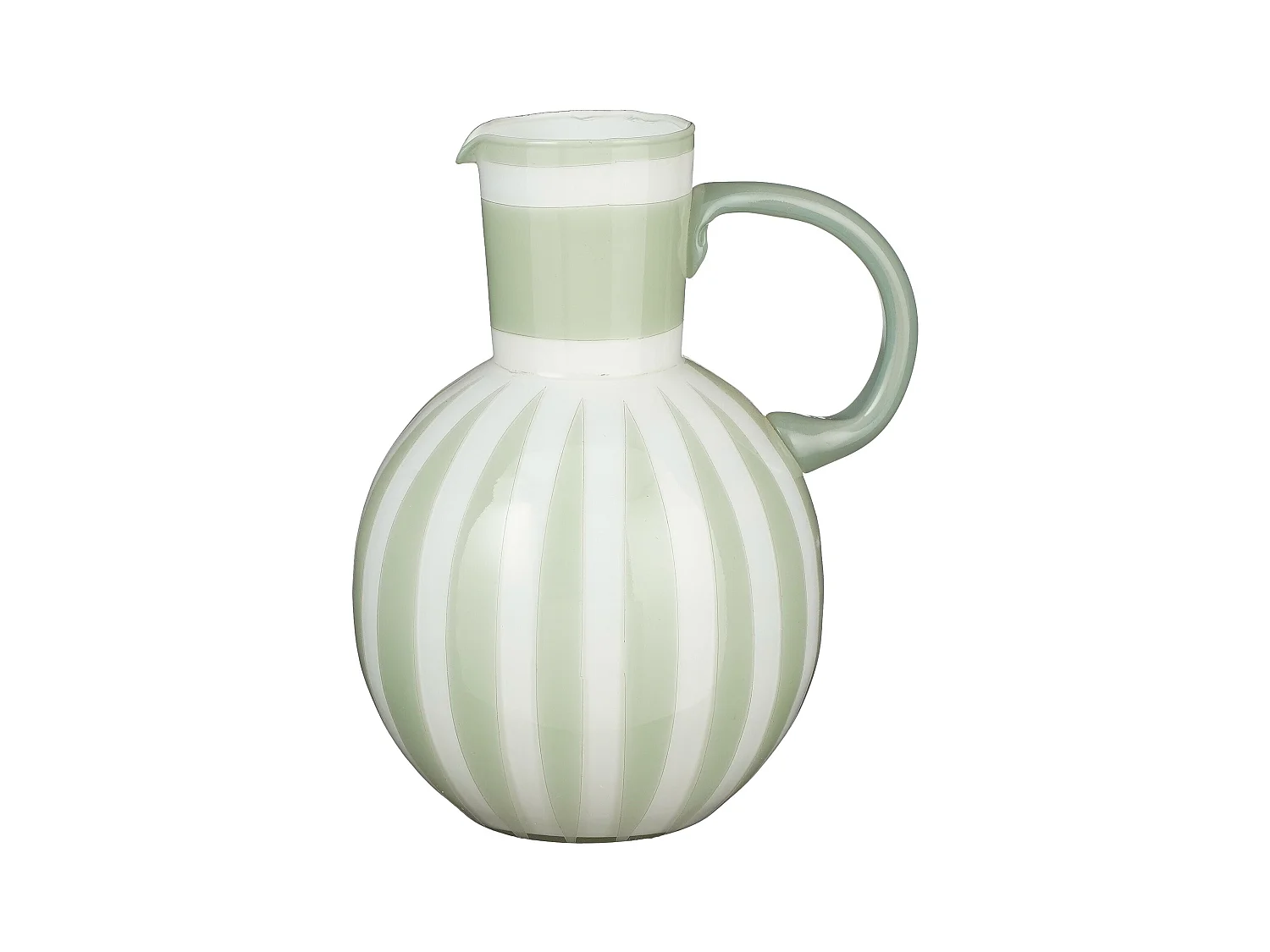 Vase en verre - 21 x Ø17.5 - Vert clair - BAZAAR