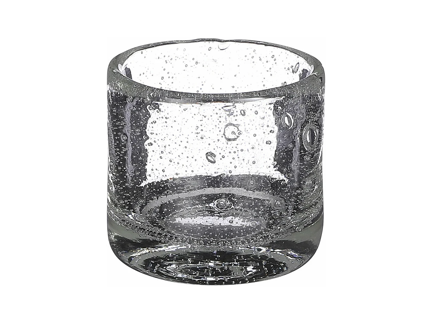 Vase en verre recyclé - 8 x Ø8.5 - Transparent - ESTELLE