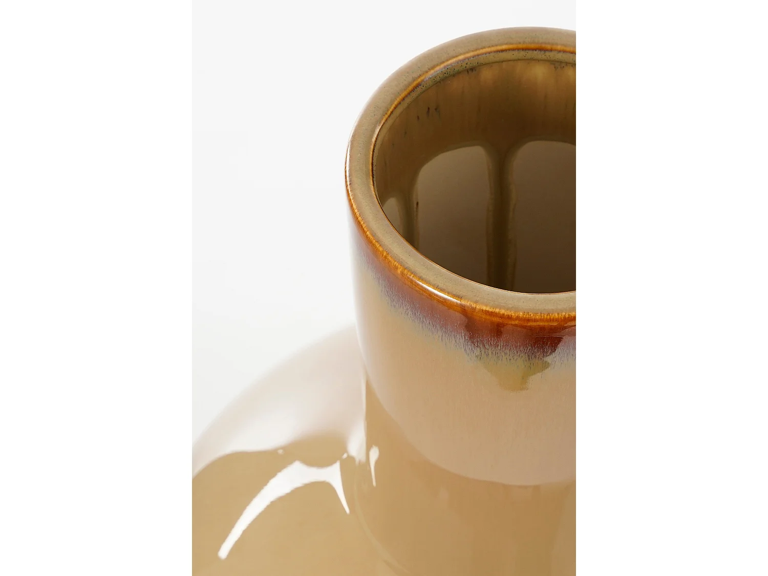 Vase en céramique - 52 x 34 - Crème - HOLM